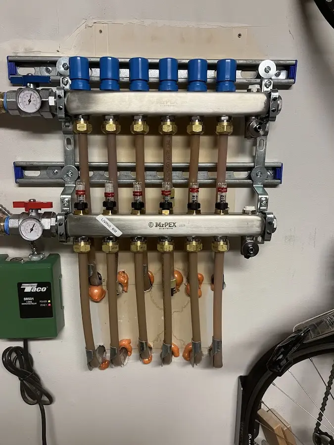 Plumber performing Gas Leak Detection at a residential property in Valley